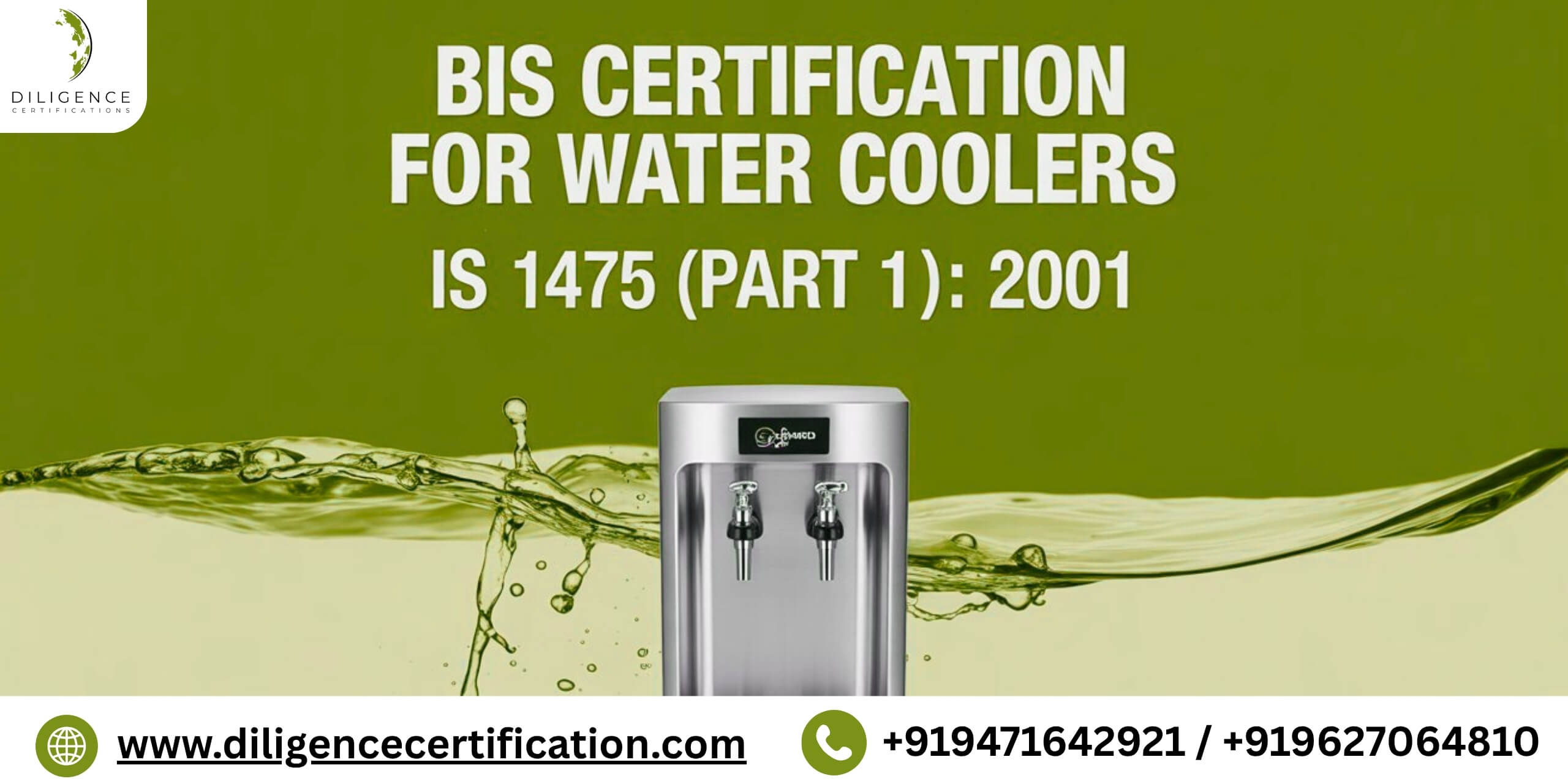 BIS Certification for Self-Contained Drinking Water Coolers