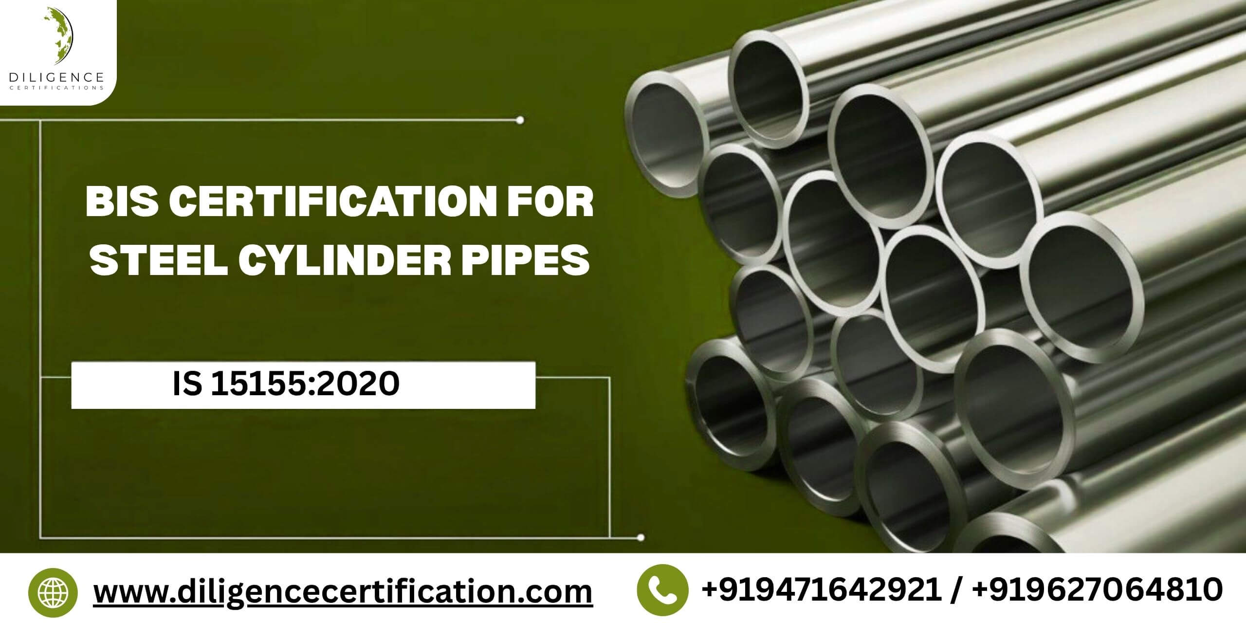BIS certification for Steel cylinder pipes