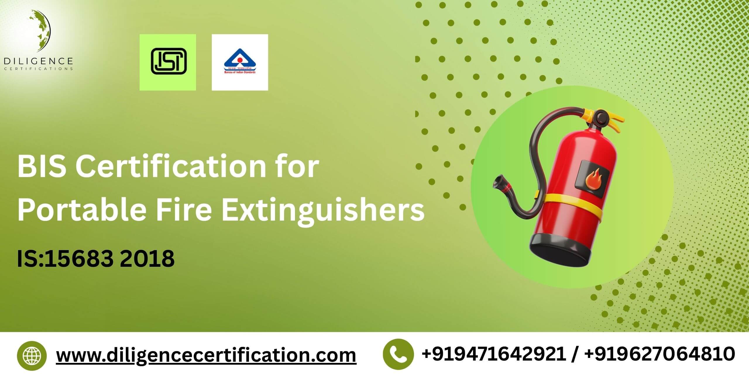 BIS Certification for Portable Fire extinguishers