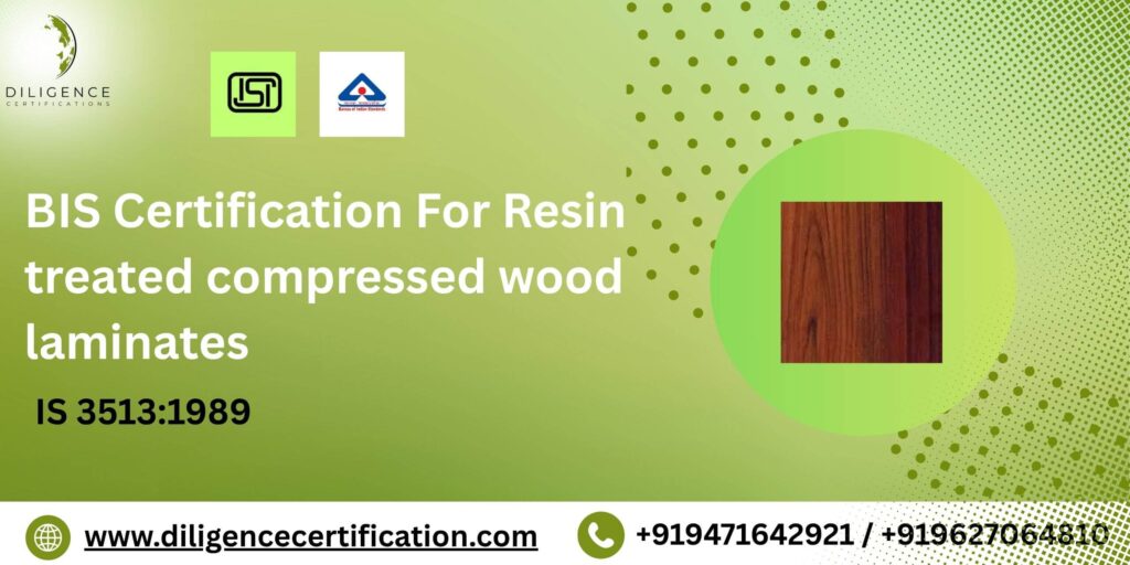 Resin treated compressed wood