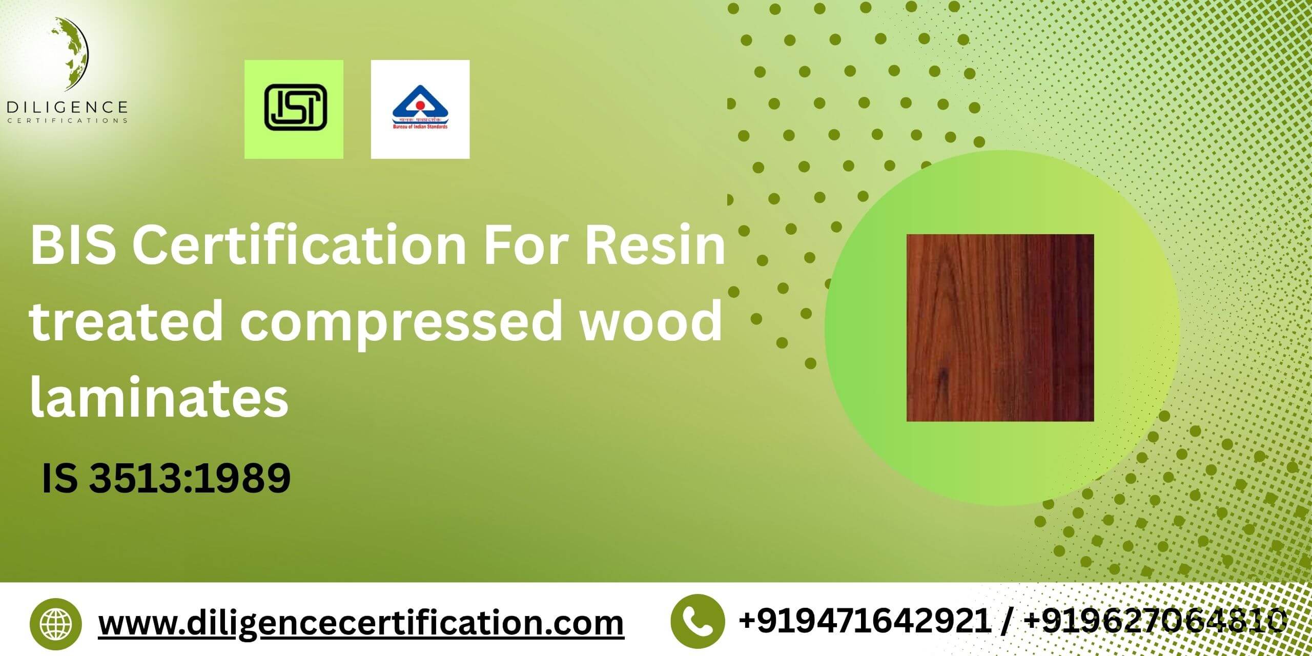 Resin treated compressed wood