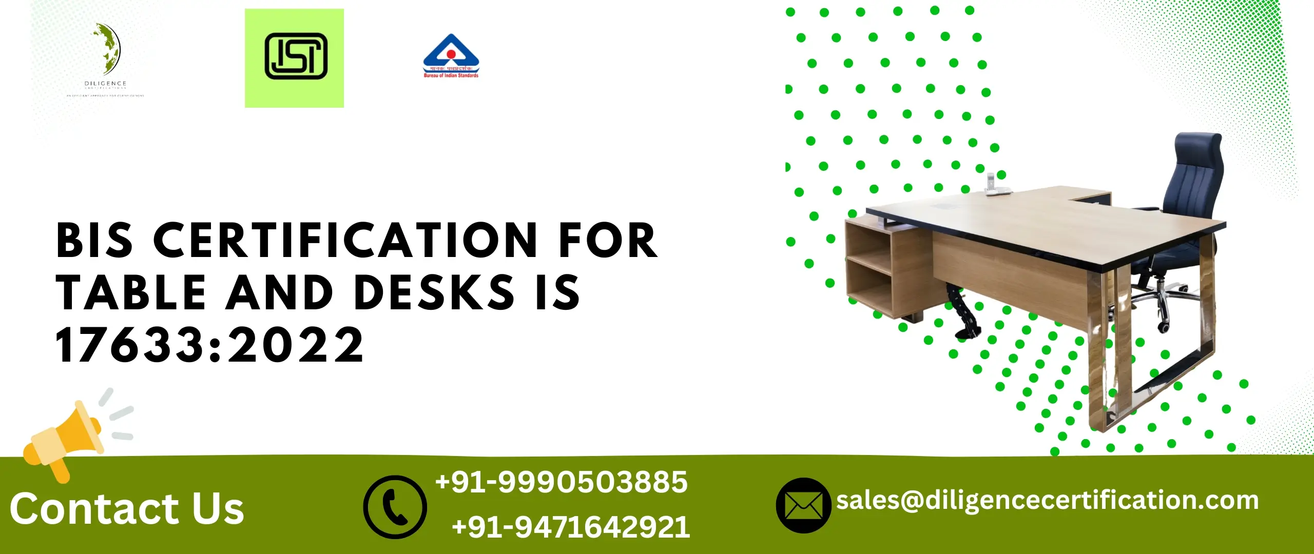 BIS Certification for Tables and desks