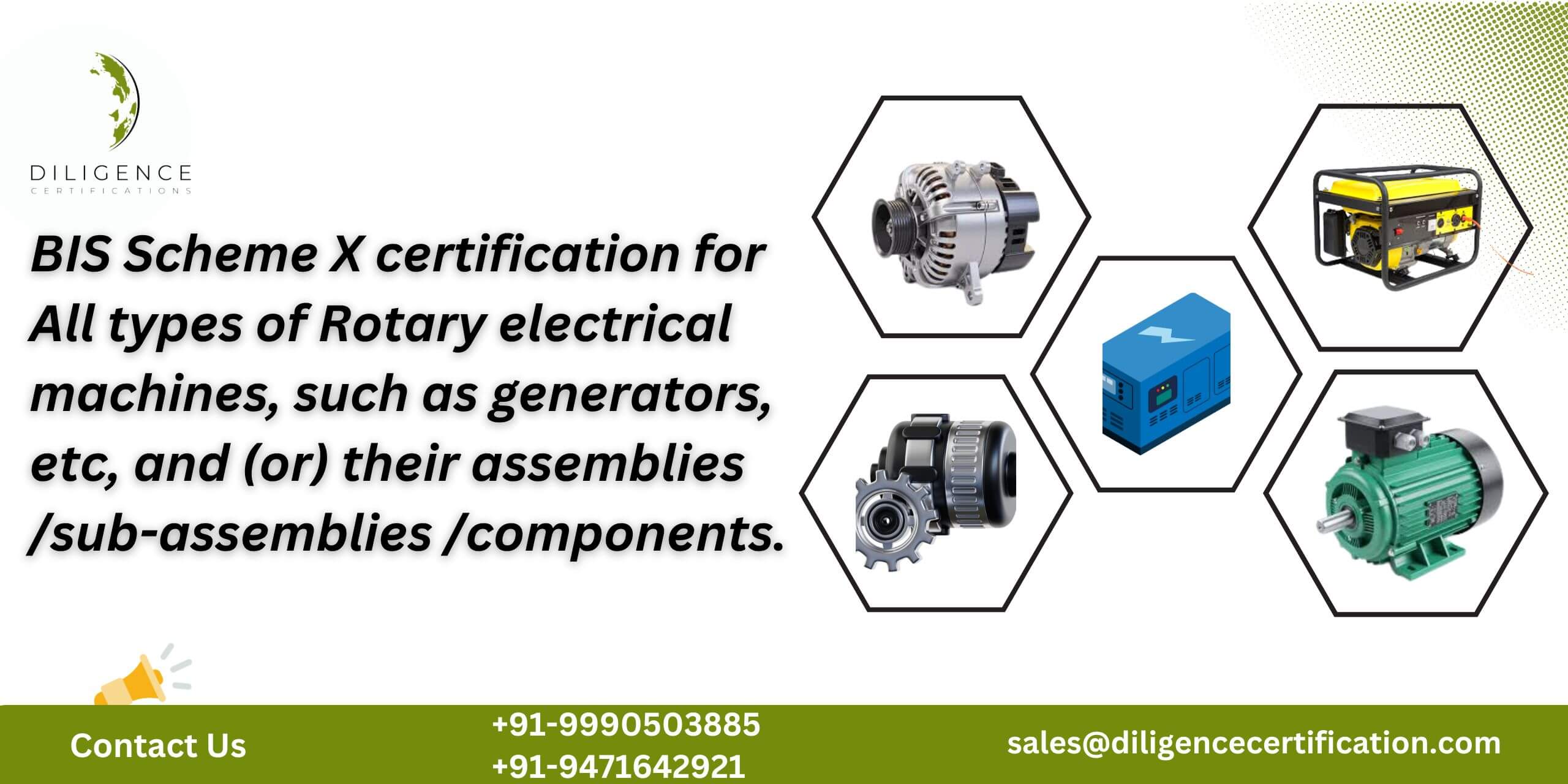 BIS Certification for Rotary Electrical Machines