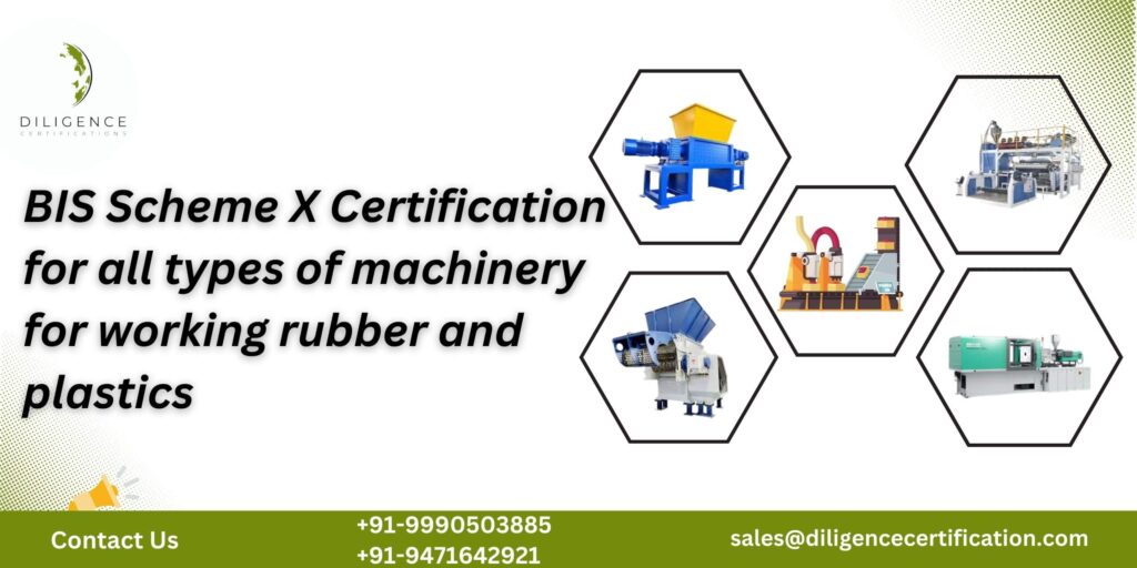 bis certification for Rubber and plastic machinery