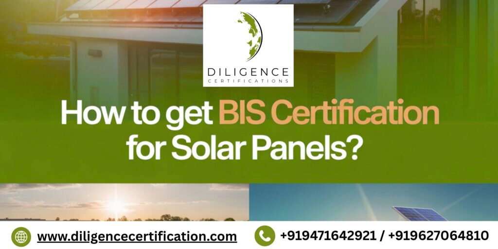 BIS certification for solar panels