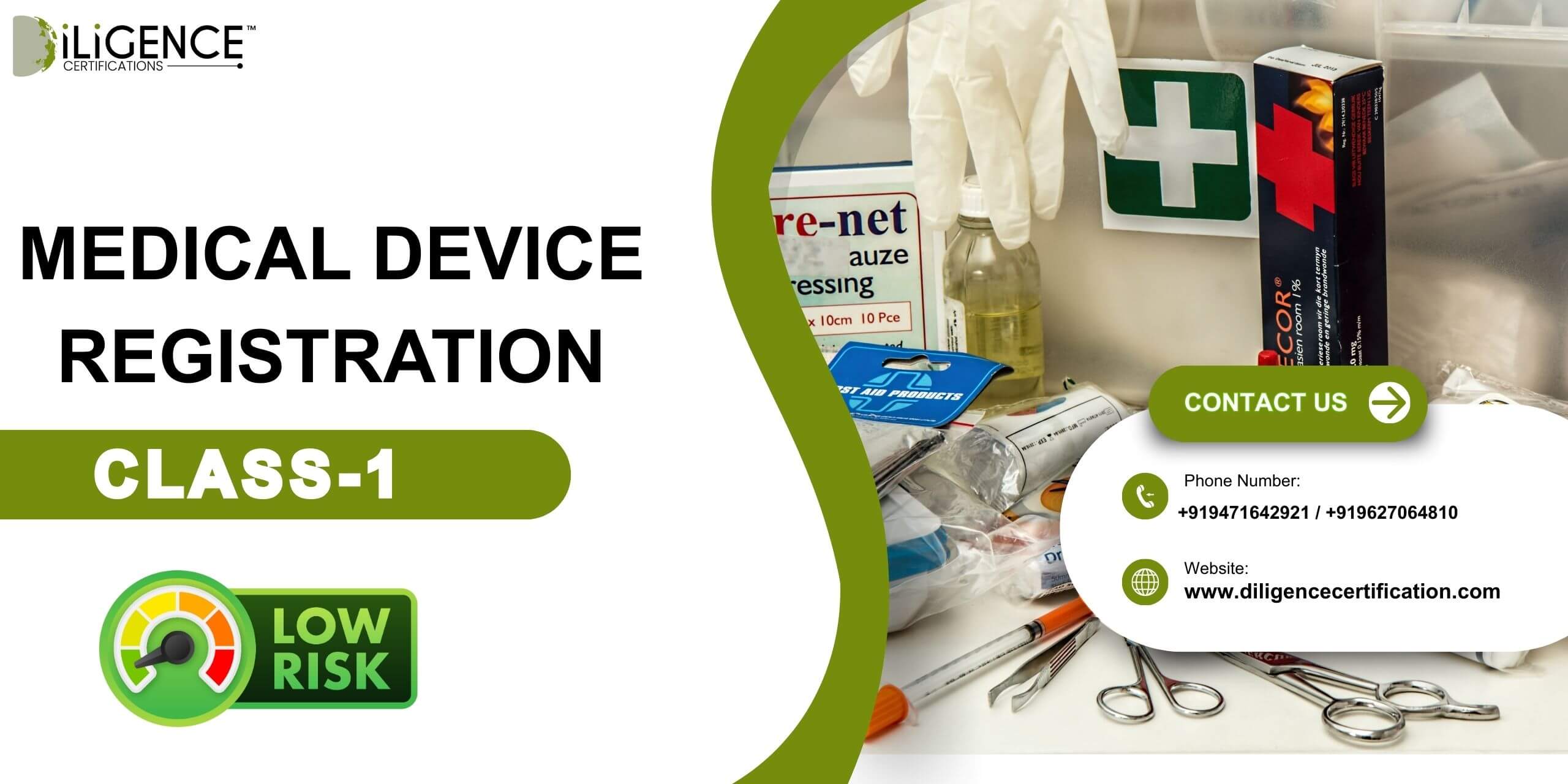Class 1 medical device registration