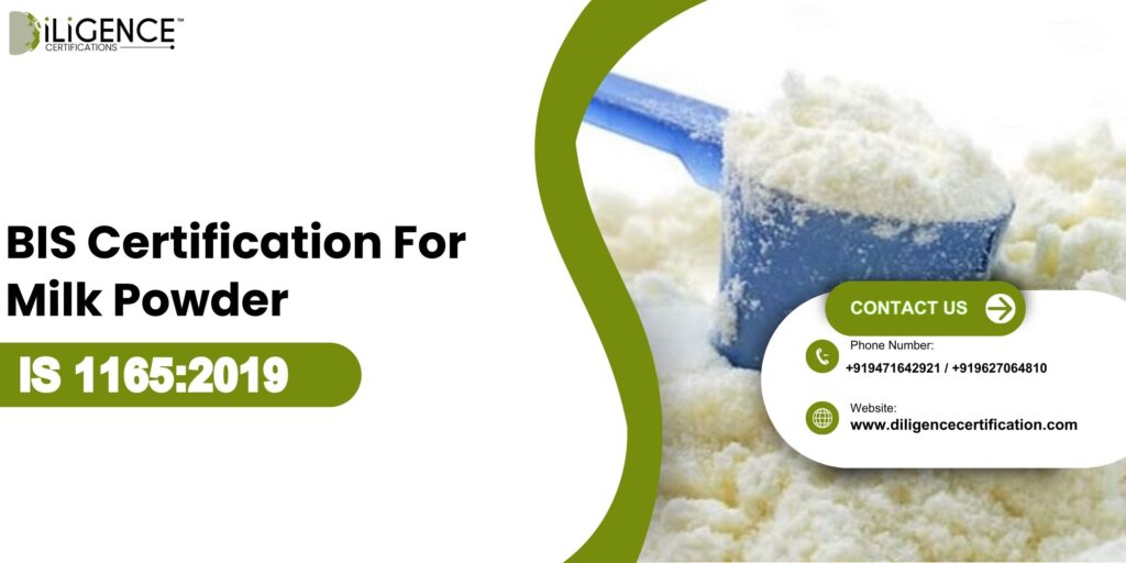 BIS Certification For Milk Powder
