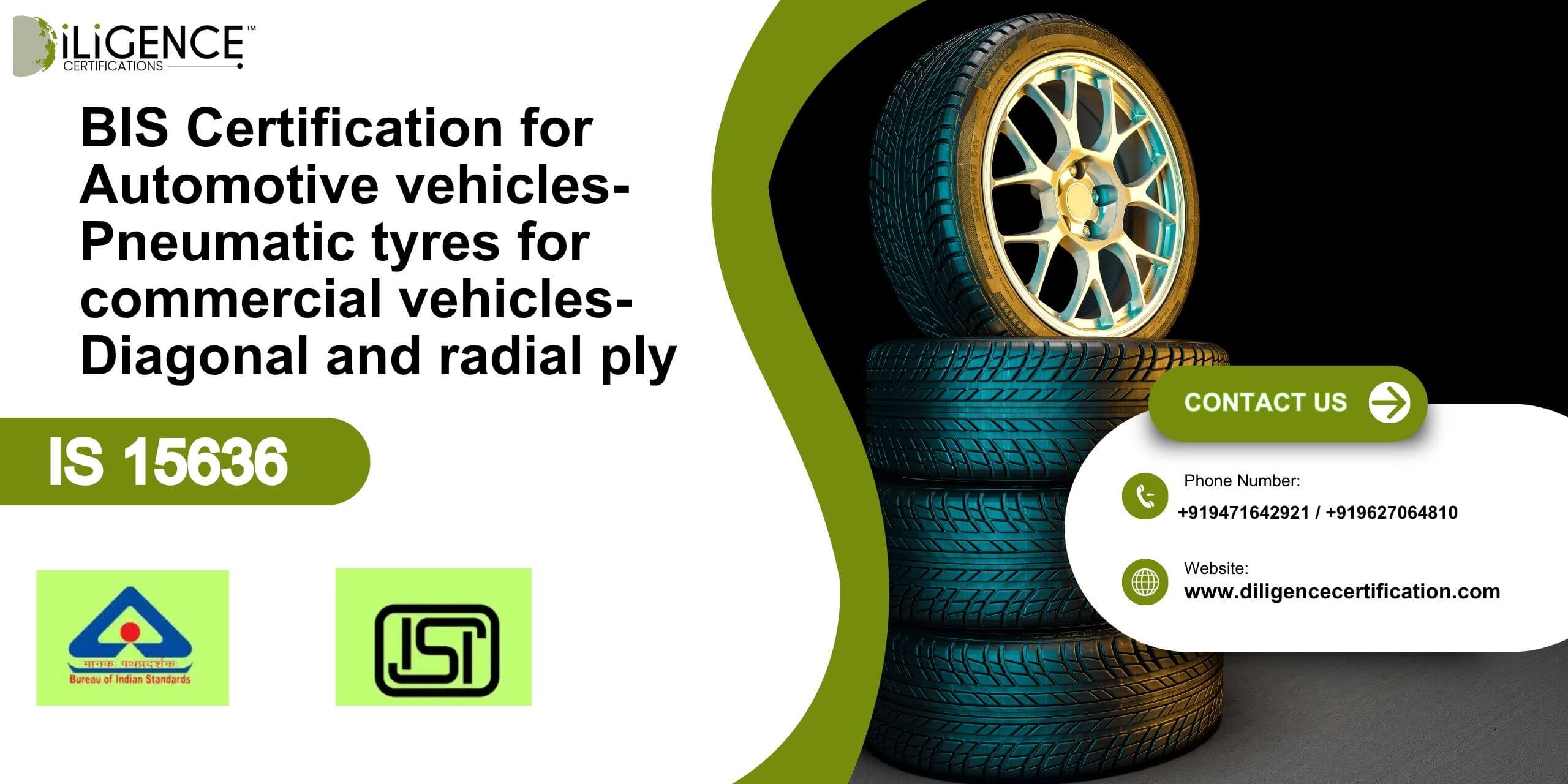BIS Certification tyres for commercial vehicles IS 15636