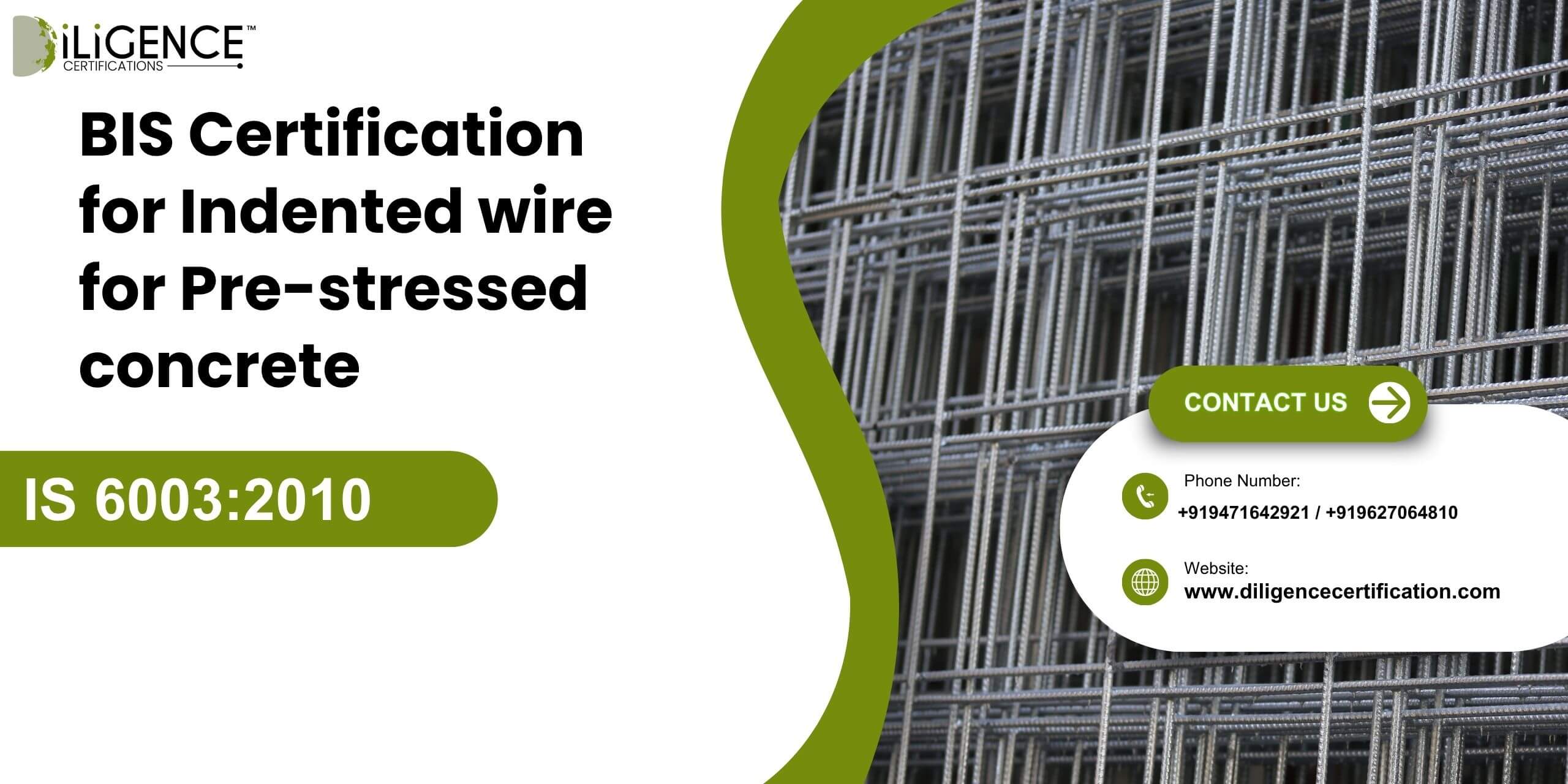 BIS Certification for Indented wire for Pre-stressed concrete