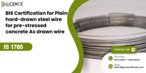 BIS Certification for Plain hard-drawn steel wire for pre-stressed concrete As drawn wire