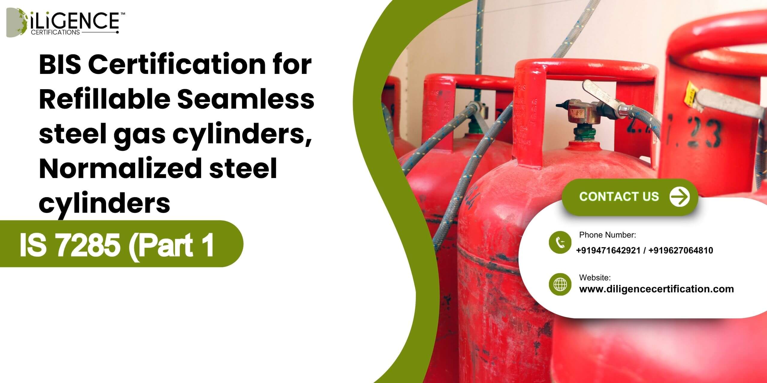 Refillable Seamless steel gas cylinders, Normalized steel cylinders