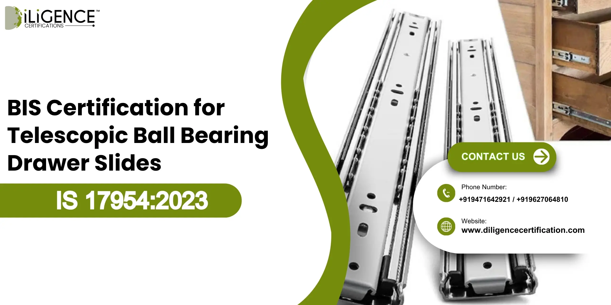 Telescopic Ball Bearing Drawer Slides