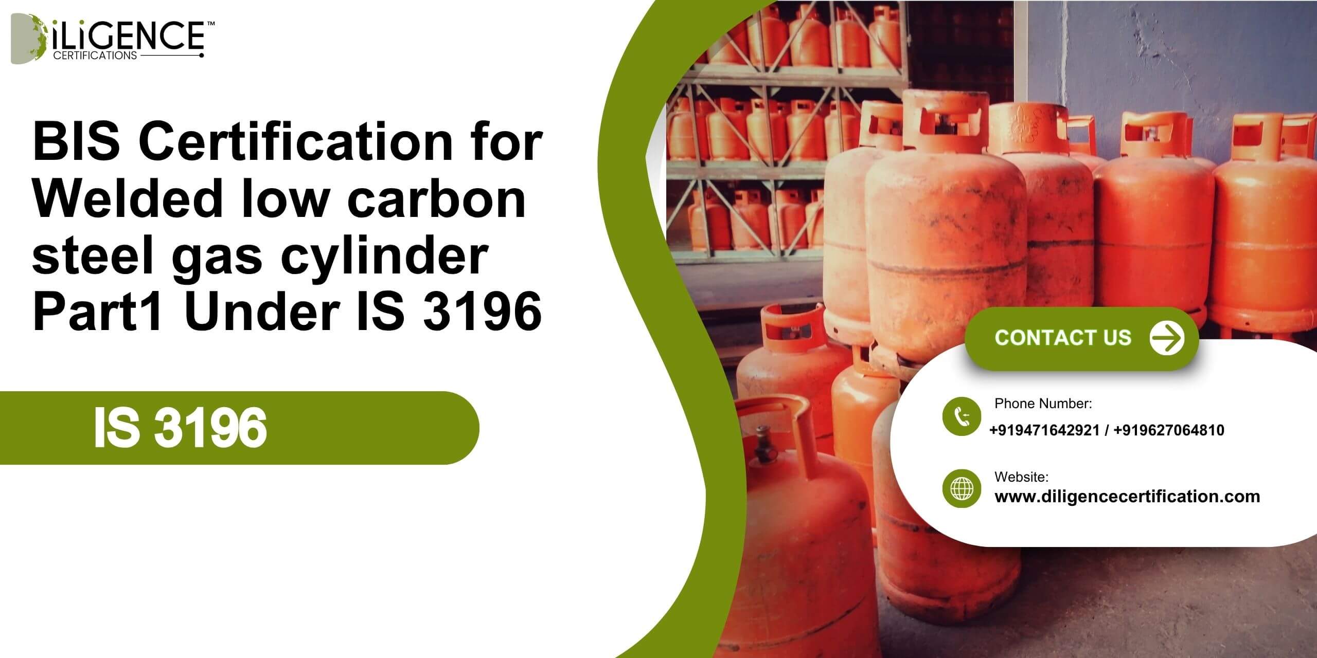BIS Certification for Welded low carbon steel gas cylinder Part1 Under IS 3196 