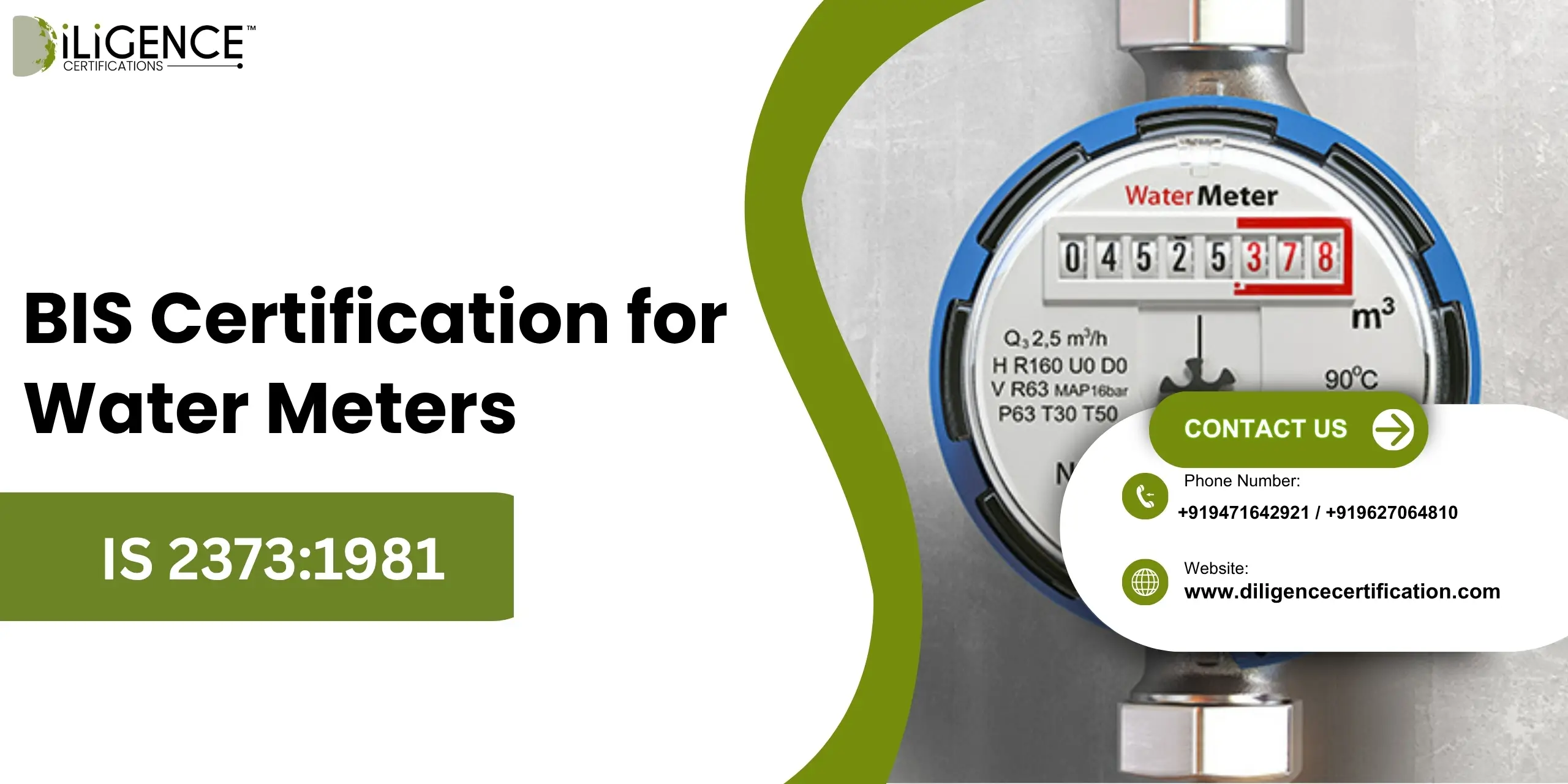 BIS Certification for Water Meters