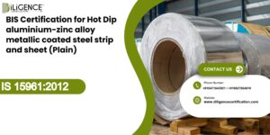 BIS Certification for Hot Dip aluminium-zinc alloy metallic coated steel strip and sheet (Plain) under IS 159612012