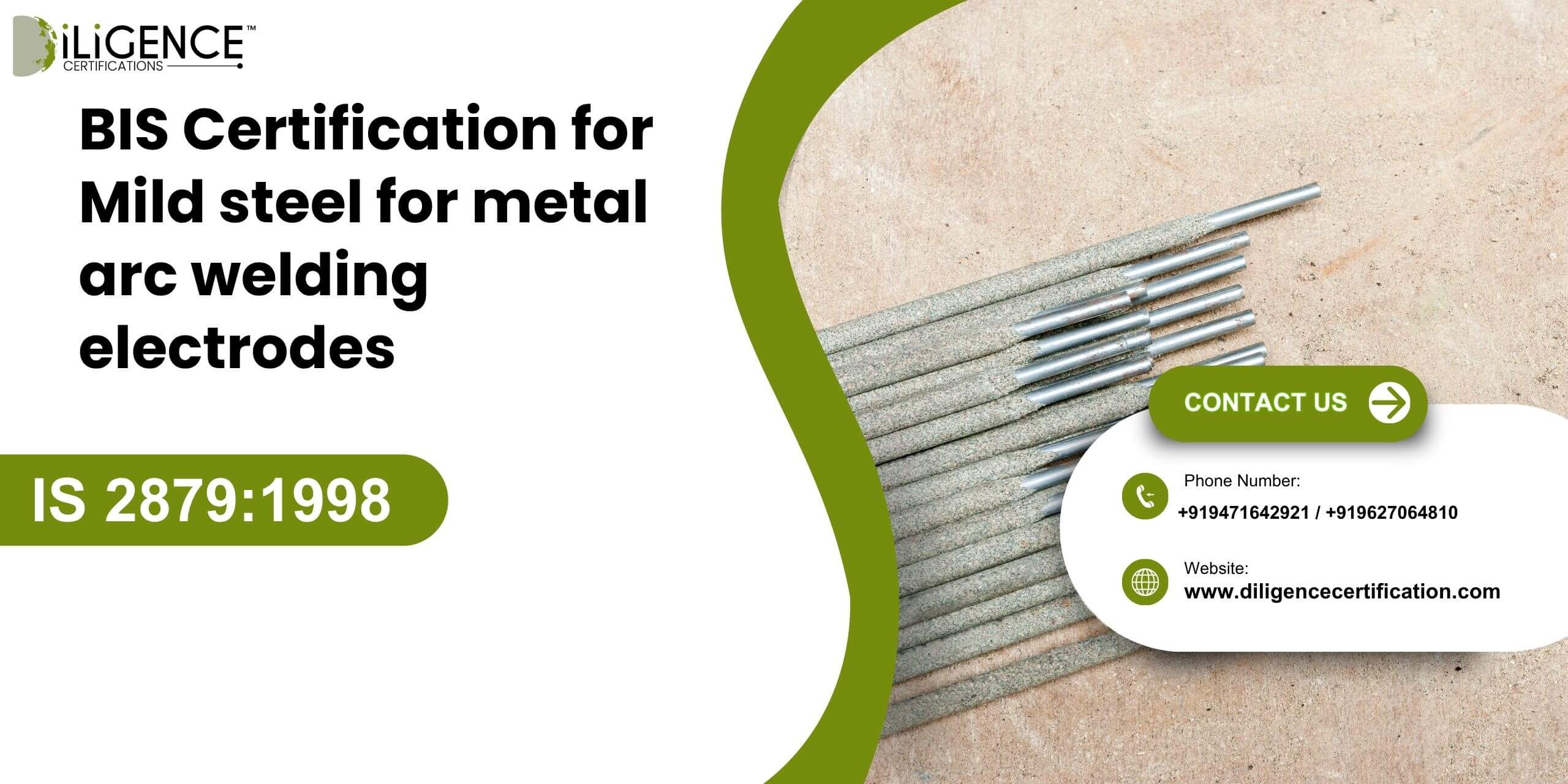 BIS Certification for Mild steel for metal arc welding electrodes