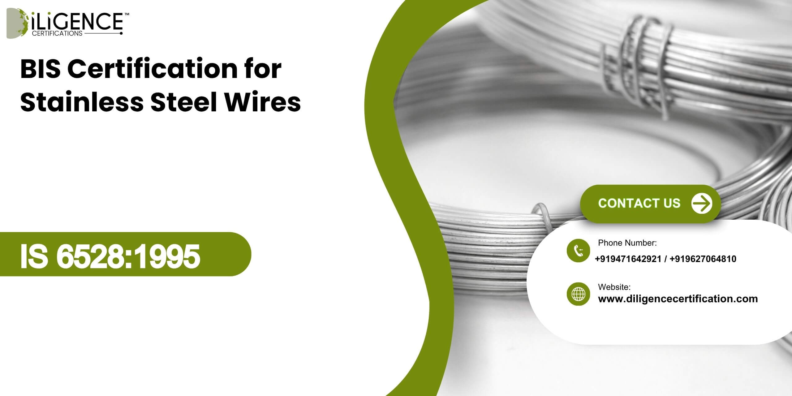 BIS Certification for Stainless Steel Wires under IS 65281995