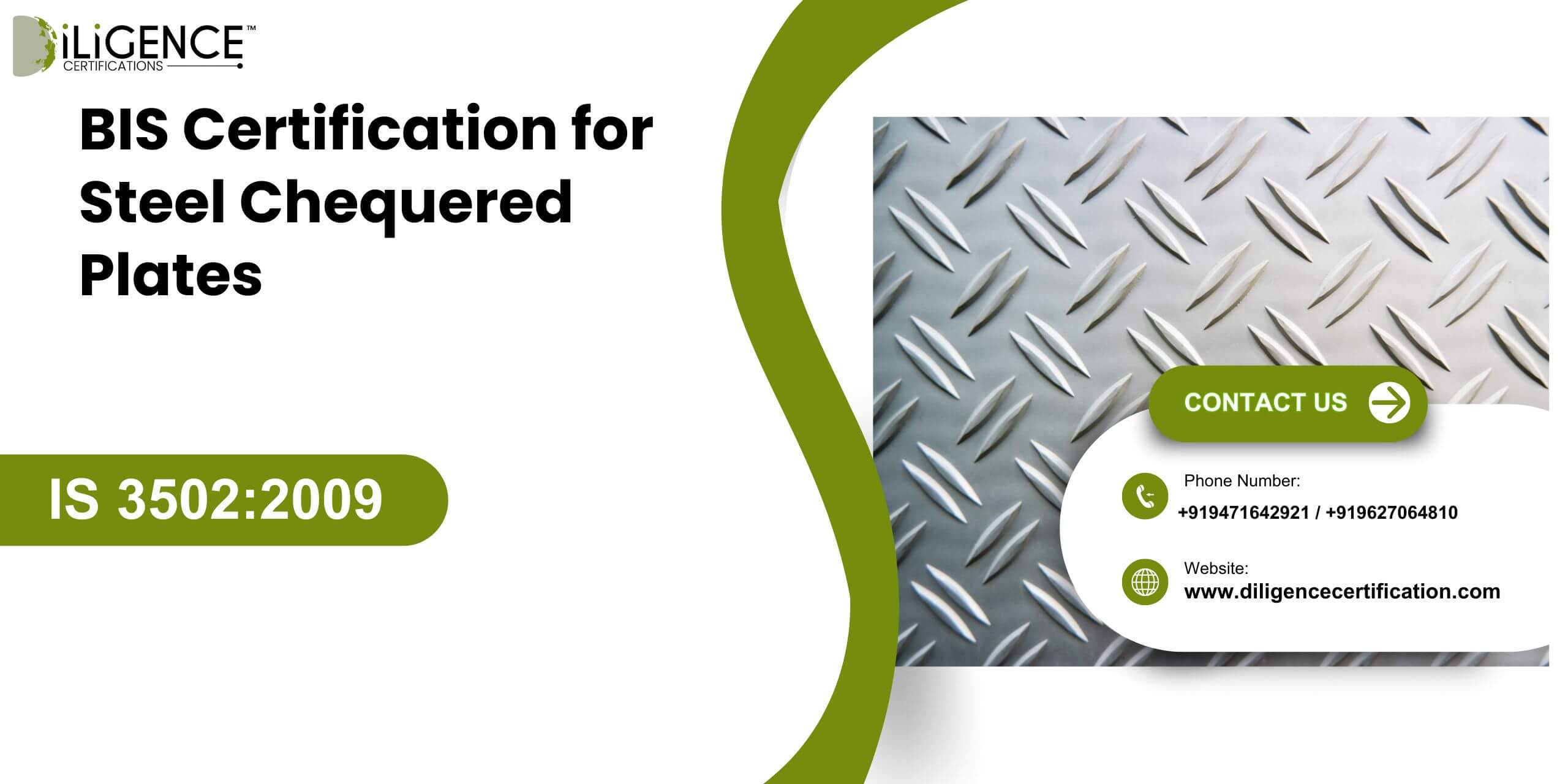 BIS Certification for Steel Chequered Plates under IS 3502:2009