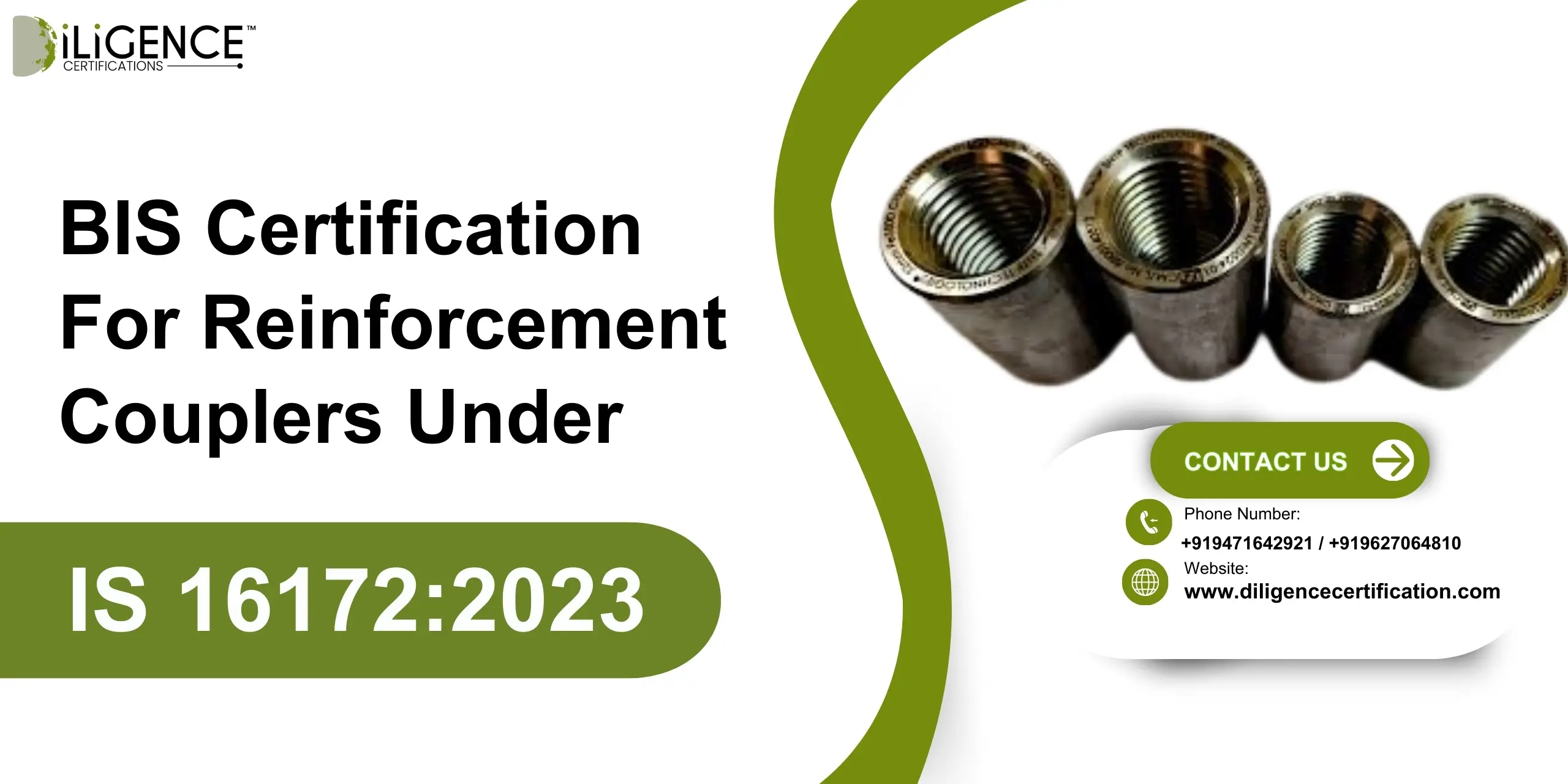 BIS Certification For Reinforcement Couplers Under IS 16172:2023