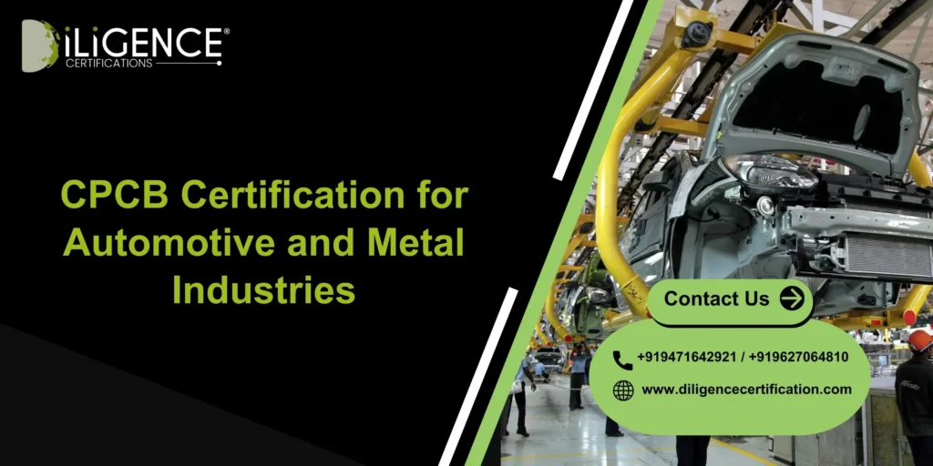 CPCB Certification for Automotive