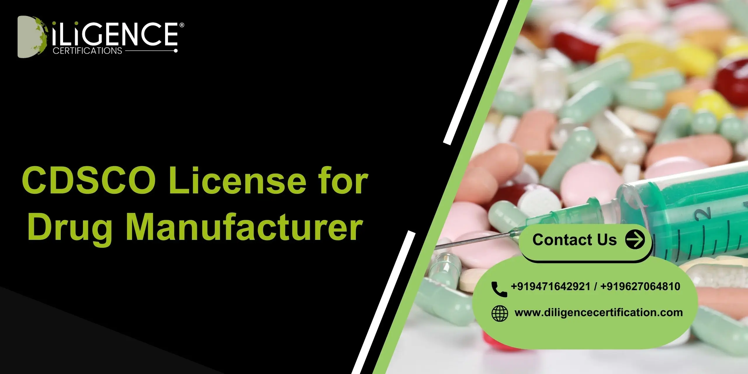 CDSCO License for Drug Manufacturer