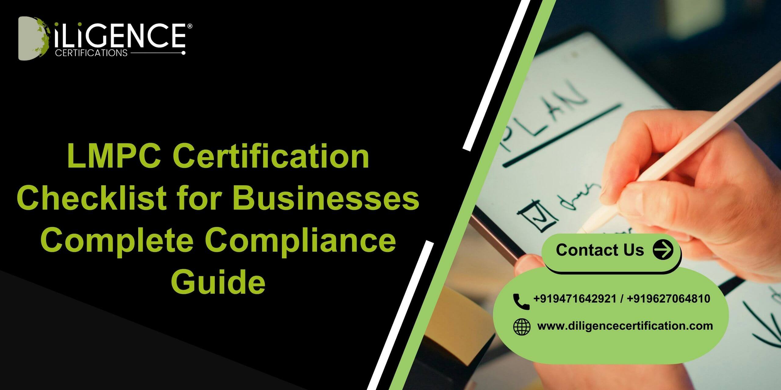 LMPC Certification Checklist