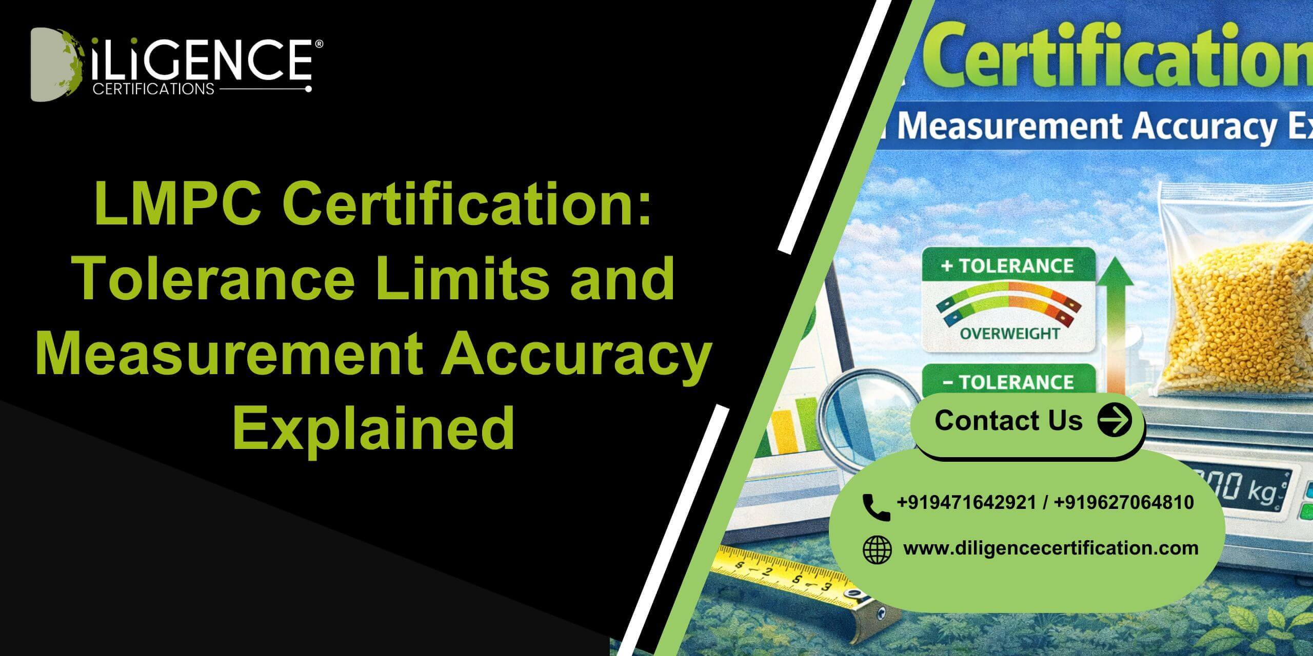 LMPC Certification Tolerance Limits