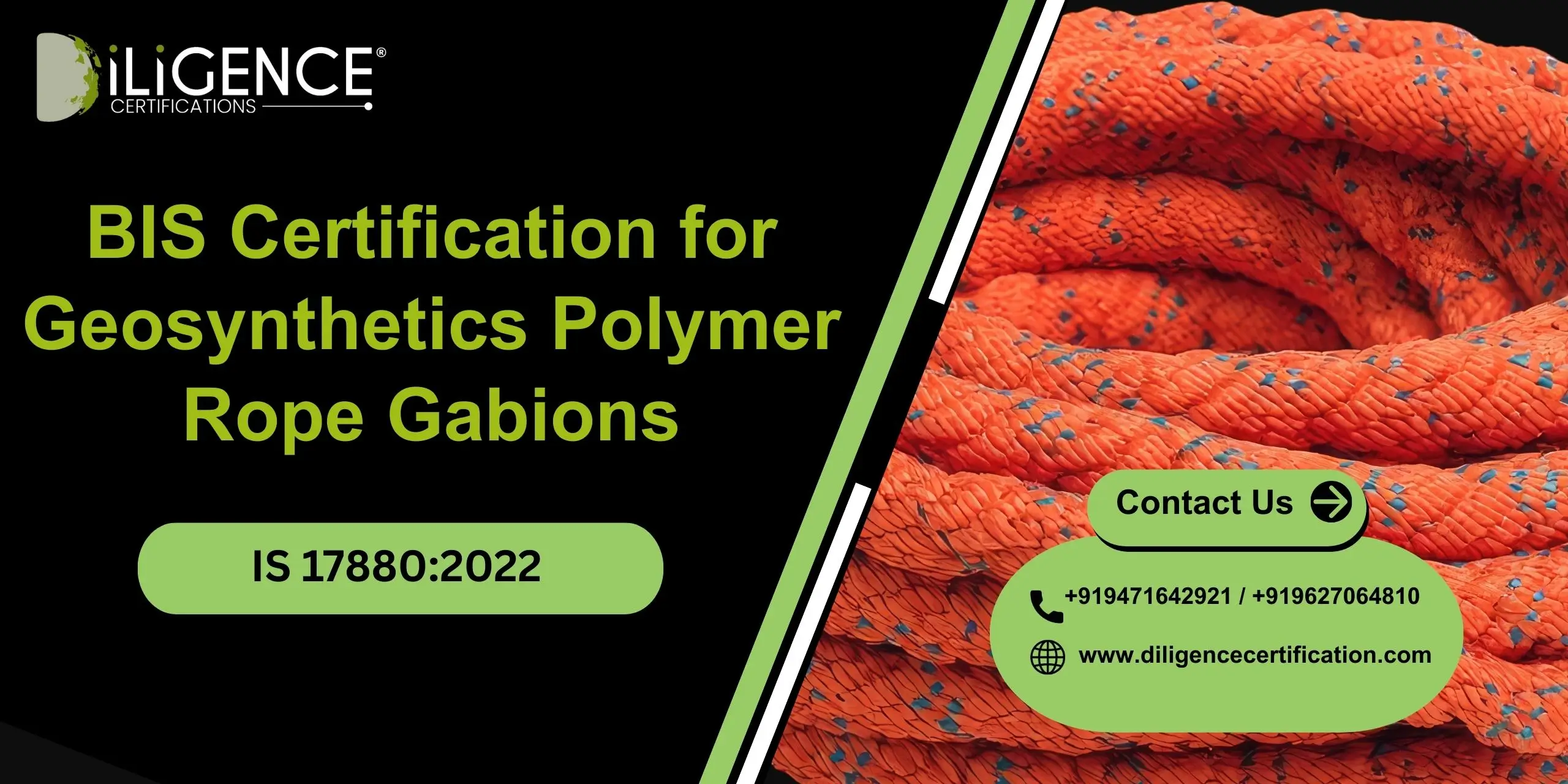 Geosynthetics Polymer Rope Gabions