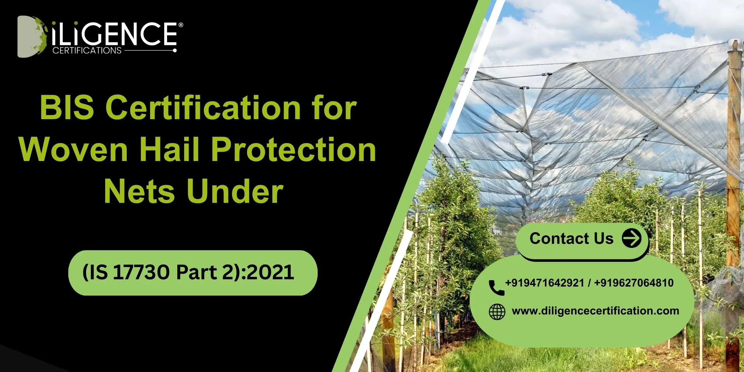 BIS for Woven Hail Protection Nets