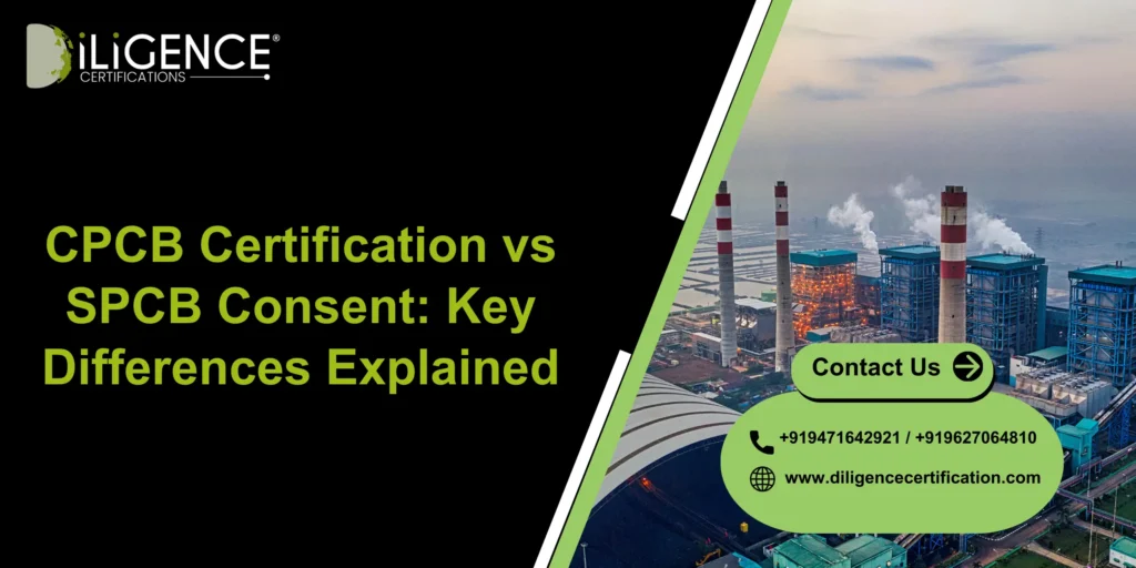 CPCB Certification vs SPCB Consent: Key Differences Explained