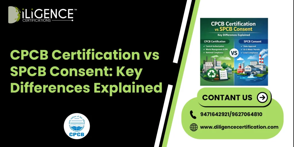 CPCB Certification vs SPCB Consent