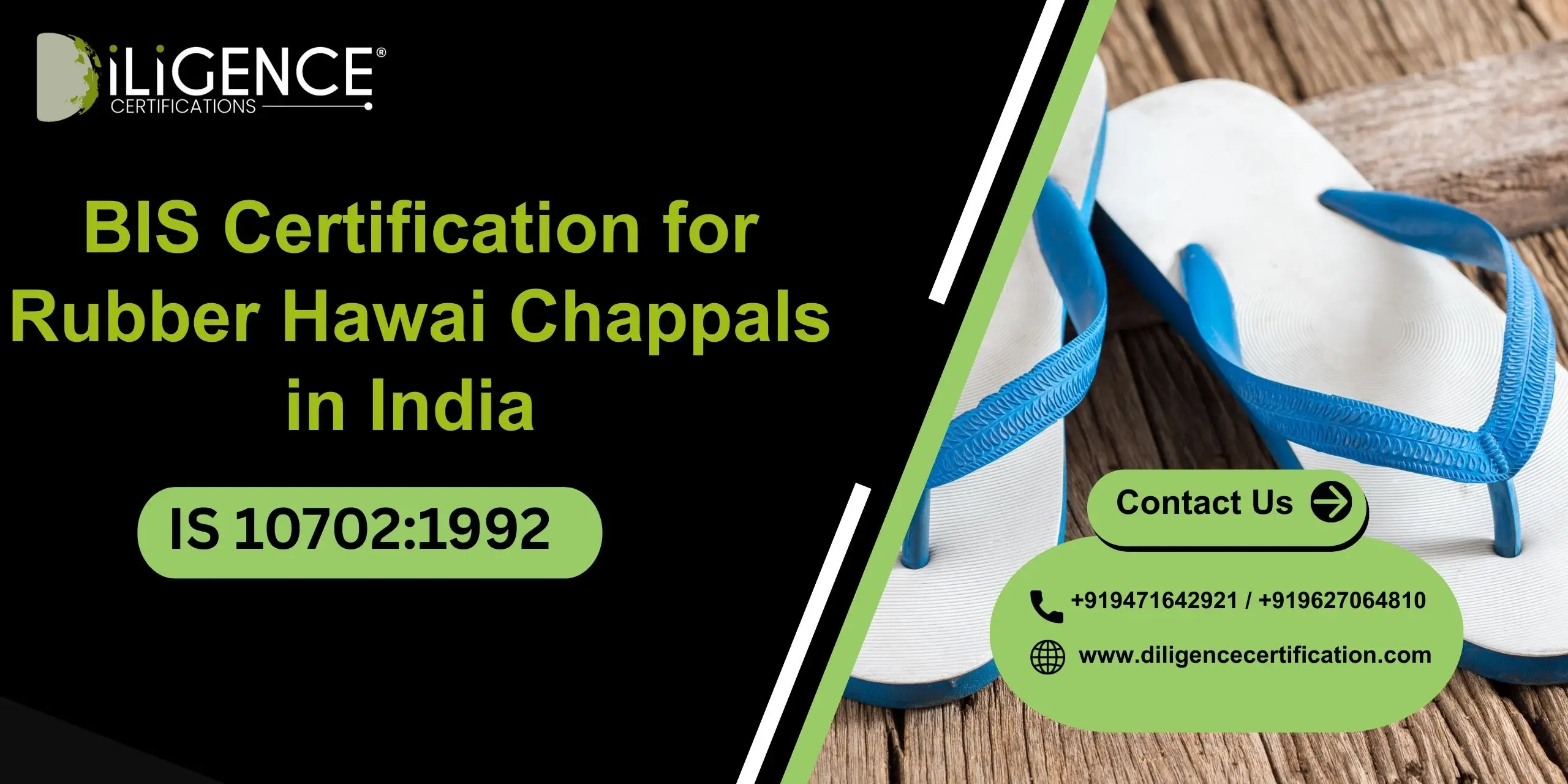 BIS for Rubber Hawai Chappals