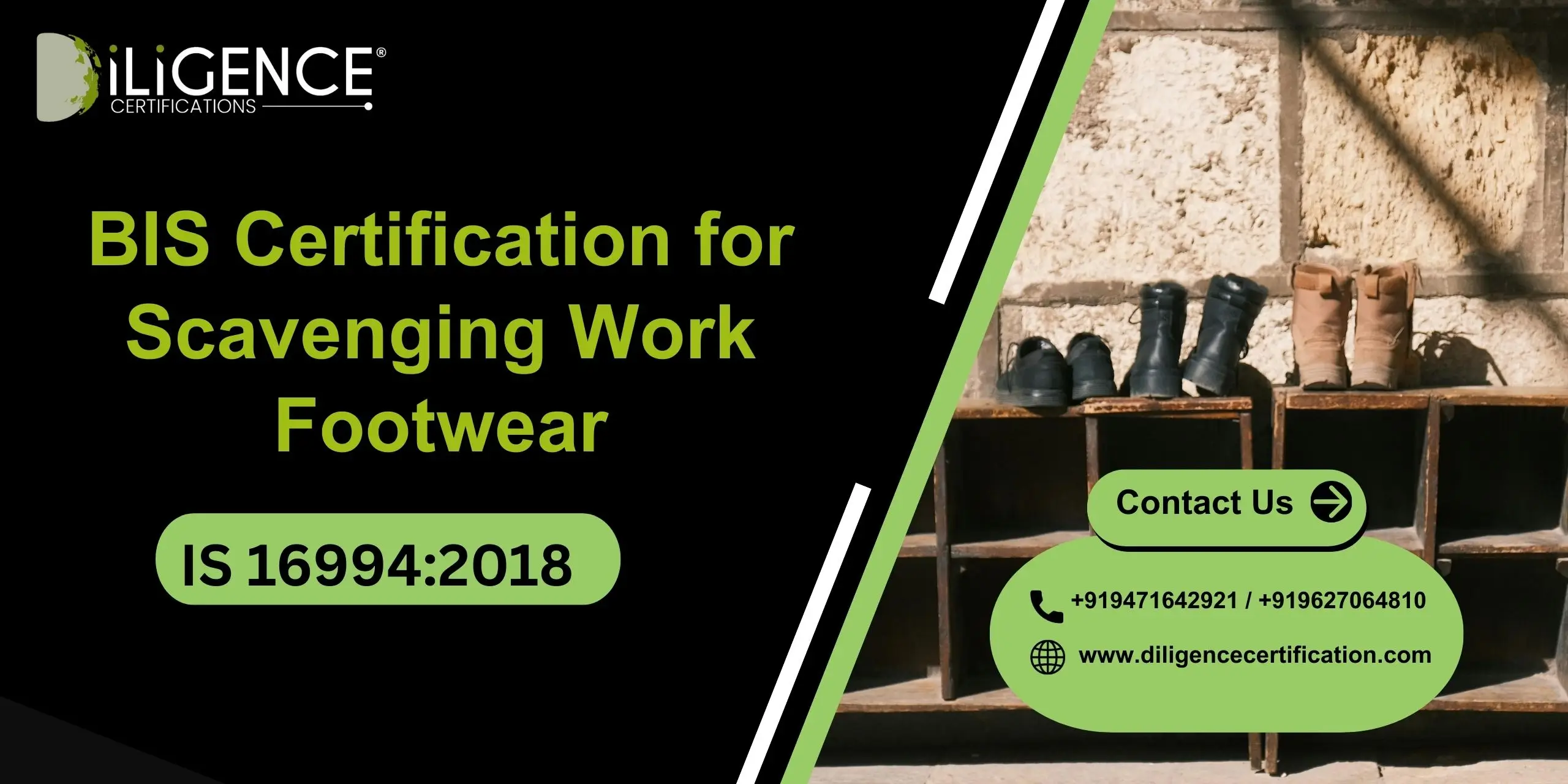 BIS for Scavenging Work Footwear