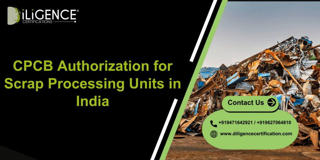 CPCB Authorization for Scrap
