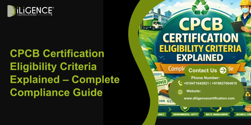 CPCB Certification Eligibility
