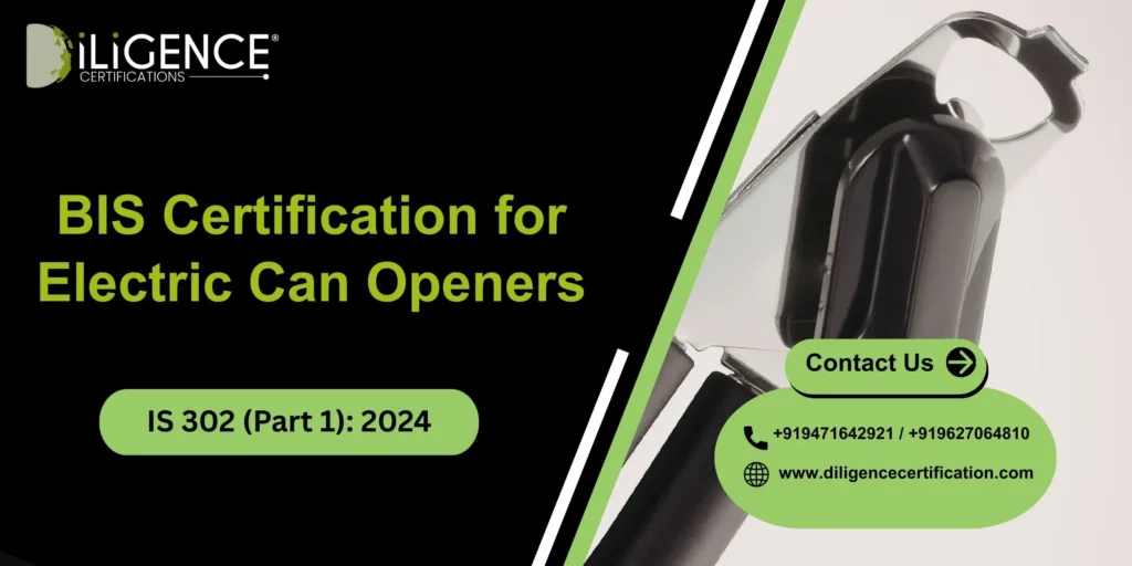 BIS for Electric Can Openers