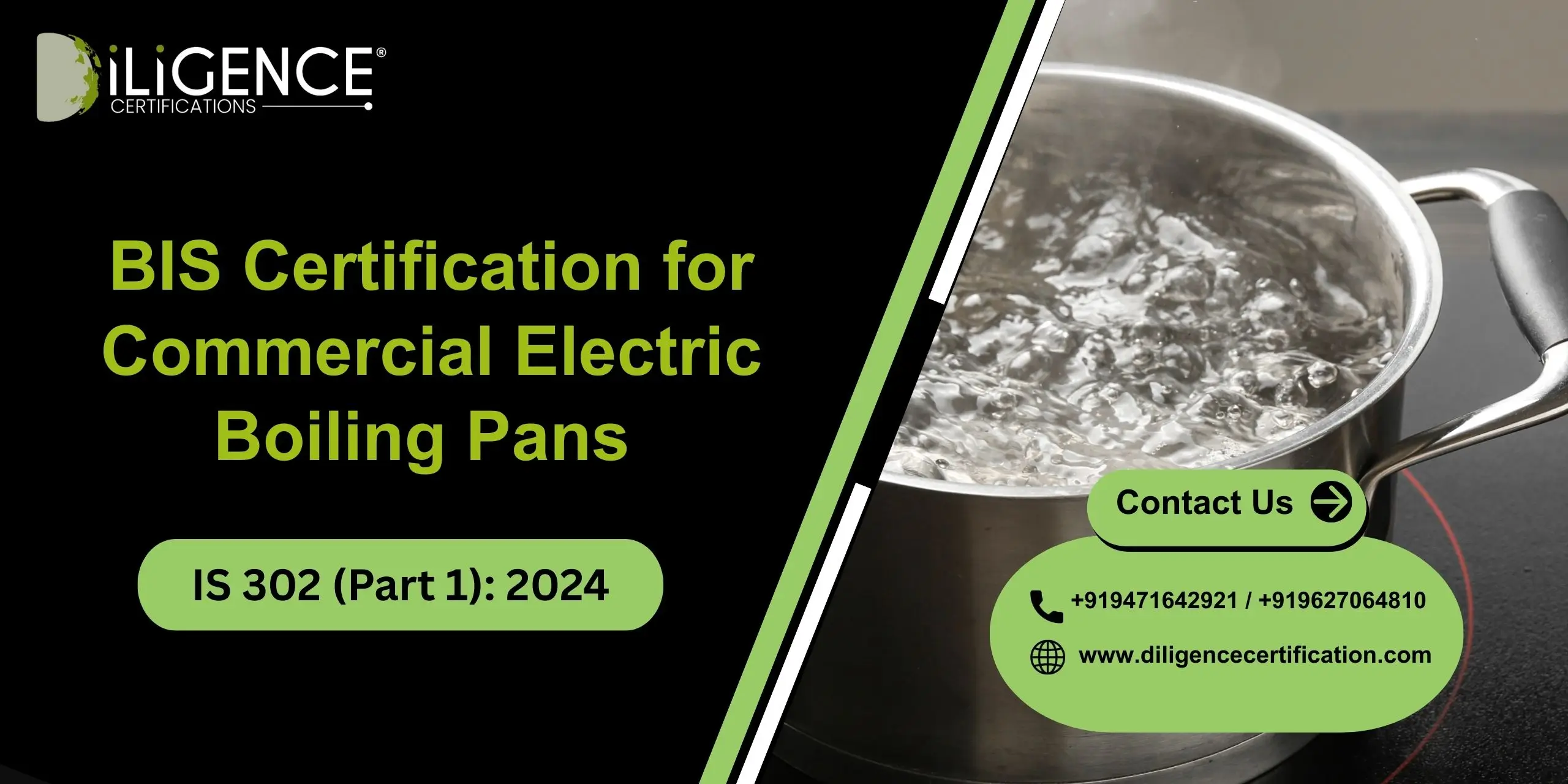 BIS for electric boiling pans