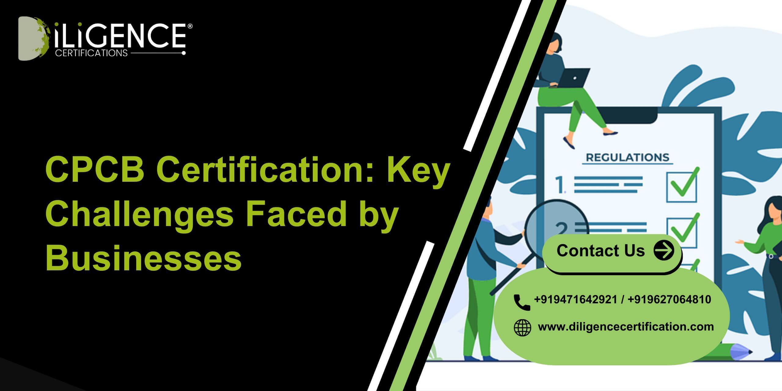 CPCB Certification Key Challenges