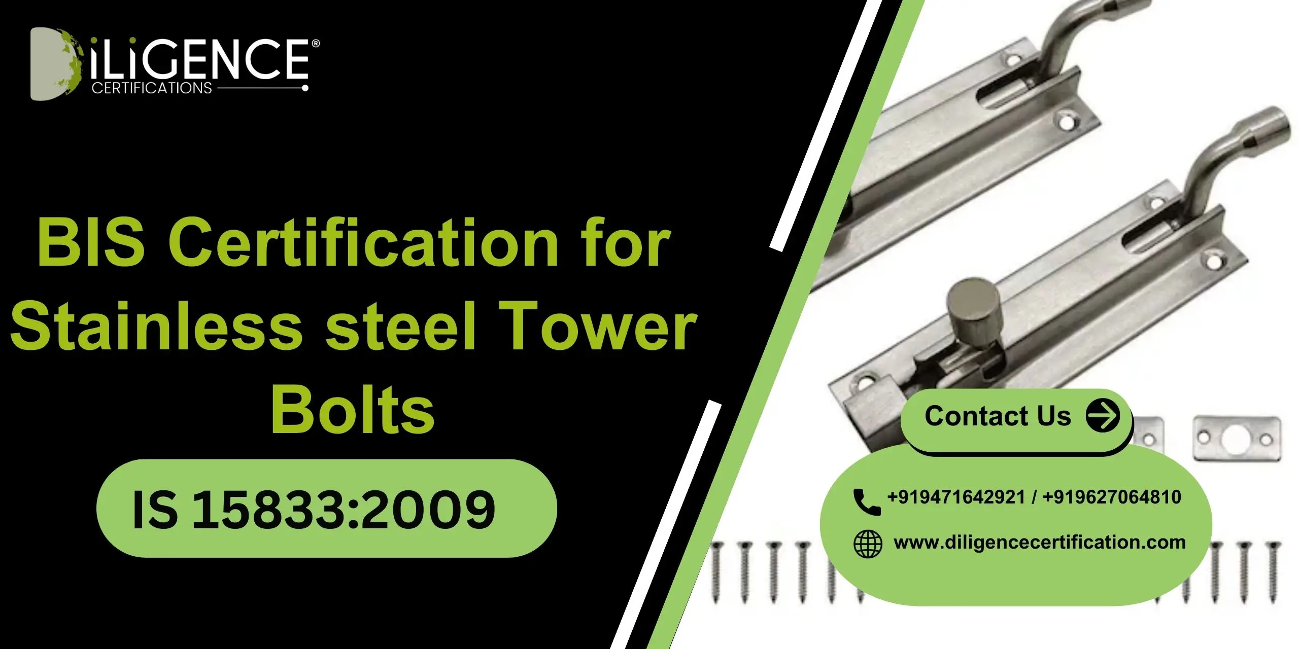 Stainless steel Tower Bolts