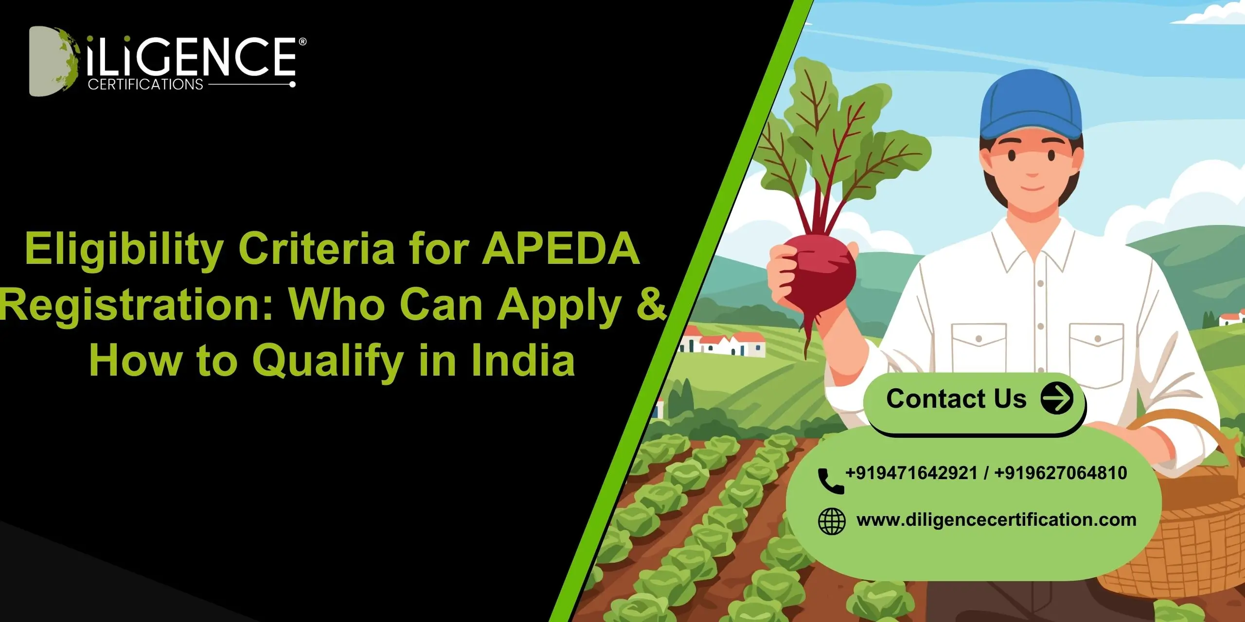 Eligibility Criteria for APEDA Registration
