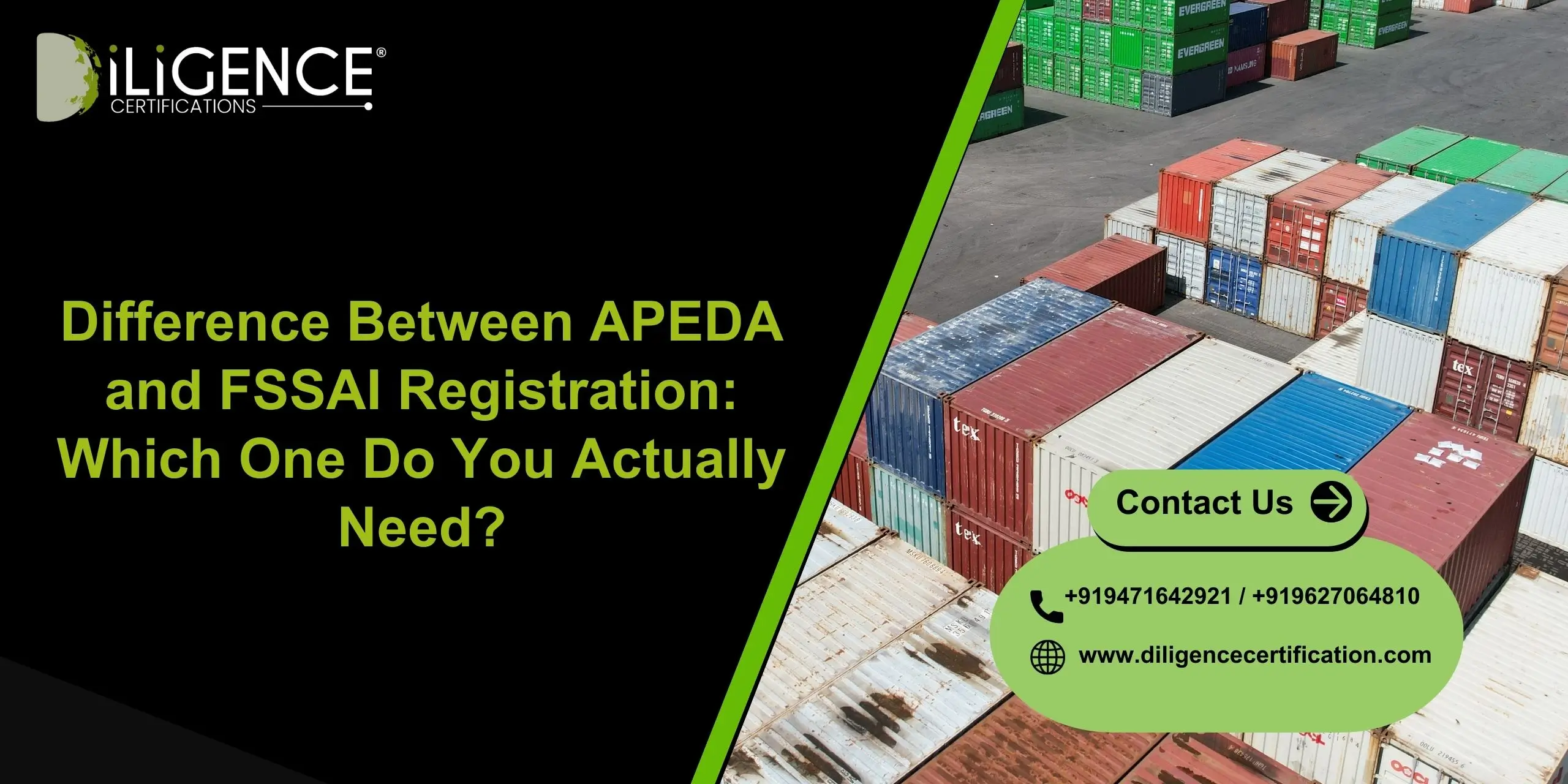 Difference Between APEDA and FSSAI