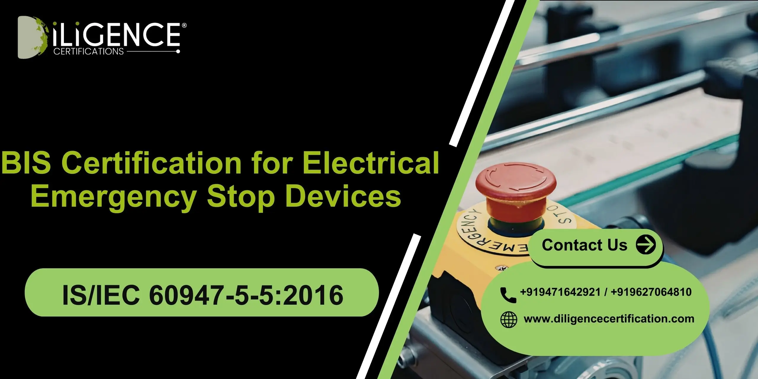 BIS for Electrical Emergency Stop Devices