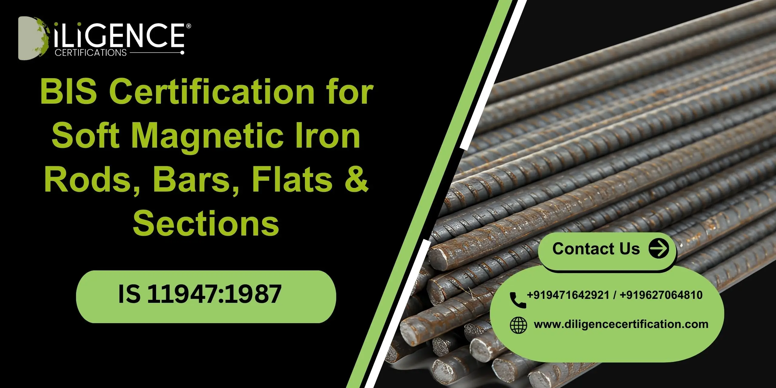 Soft Magnetic Iron Rods