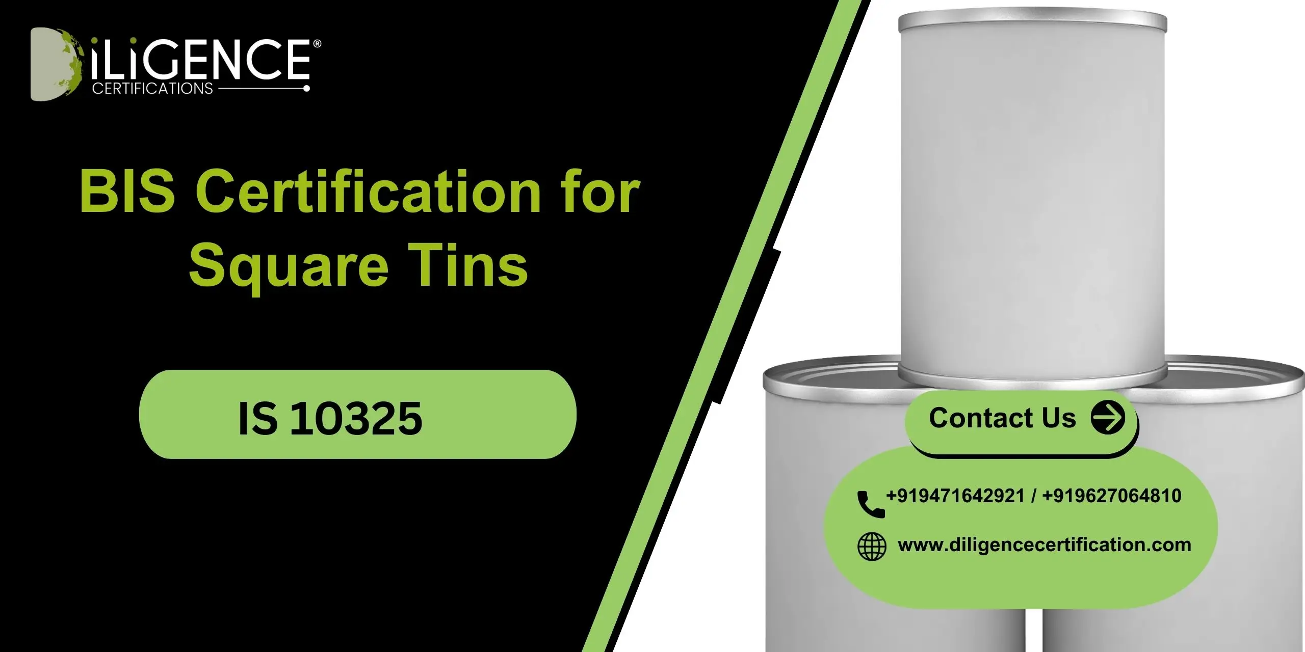 BIS Certification for Square Tins