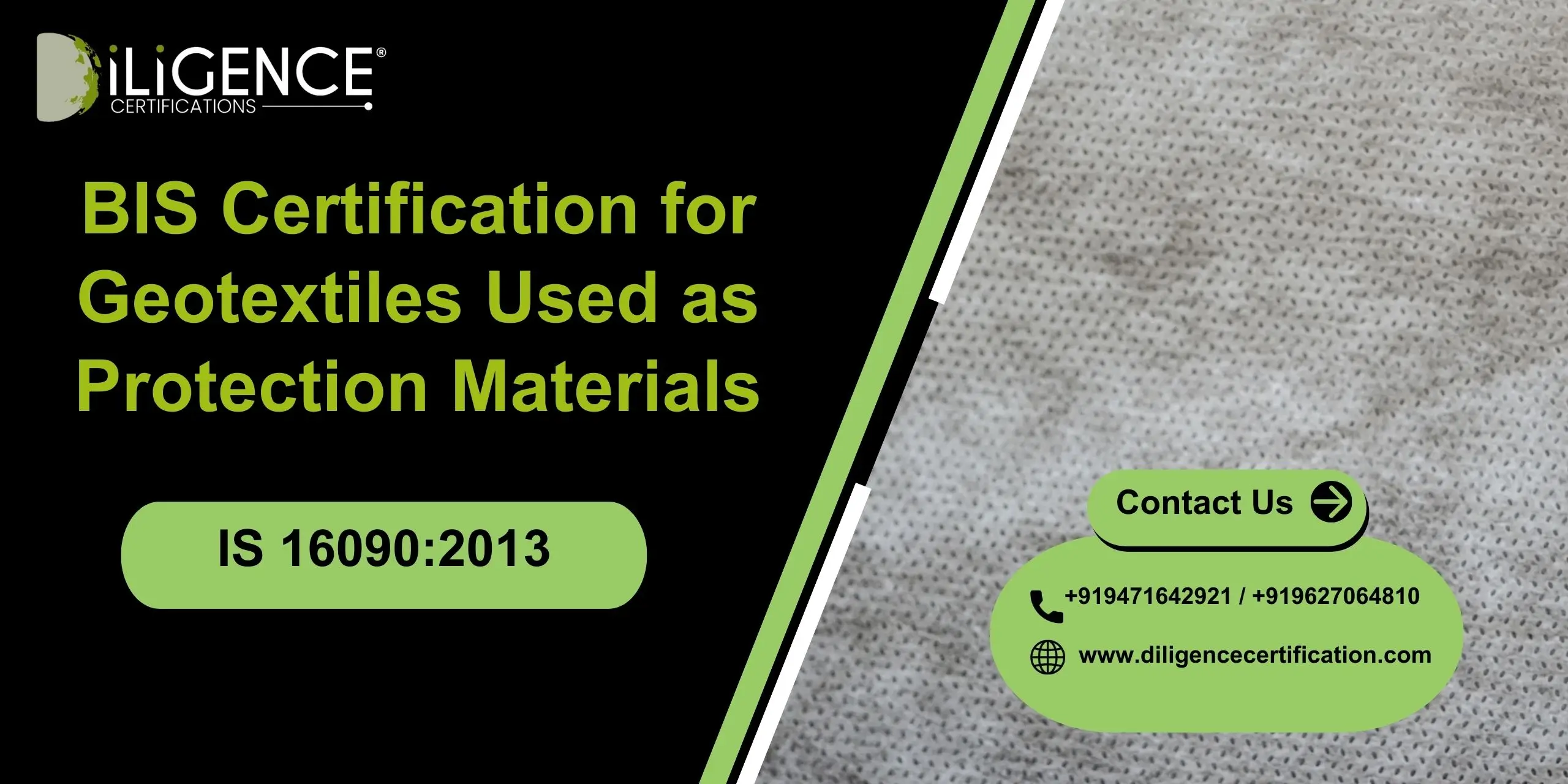 BIS Certification for Geotextiles