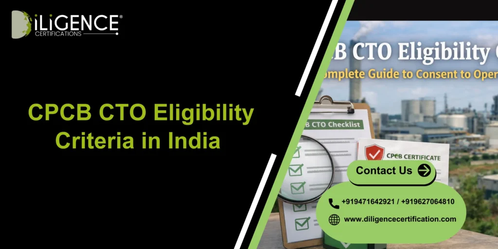 CPCB CTO Eligibility Criteria in India 