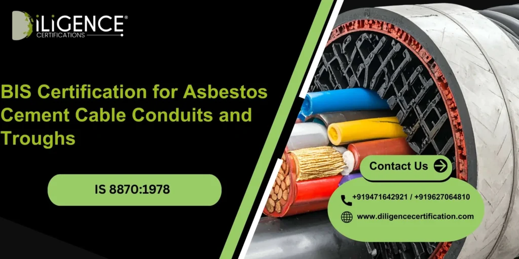 BIS for Asbestos Cement Cable Conduits and Troughs