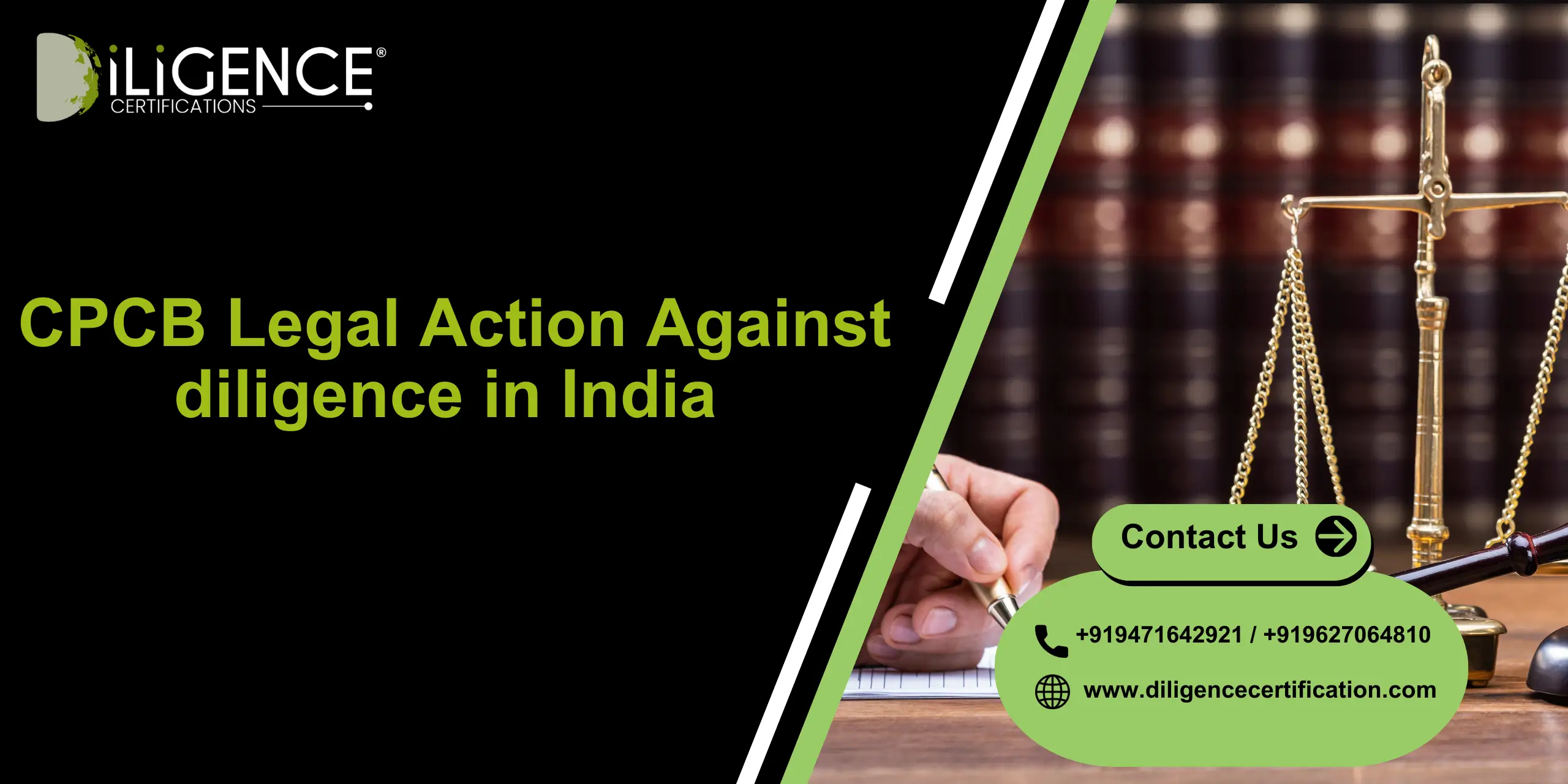 CPCB Legal Action Against diligence