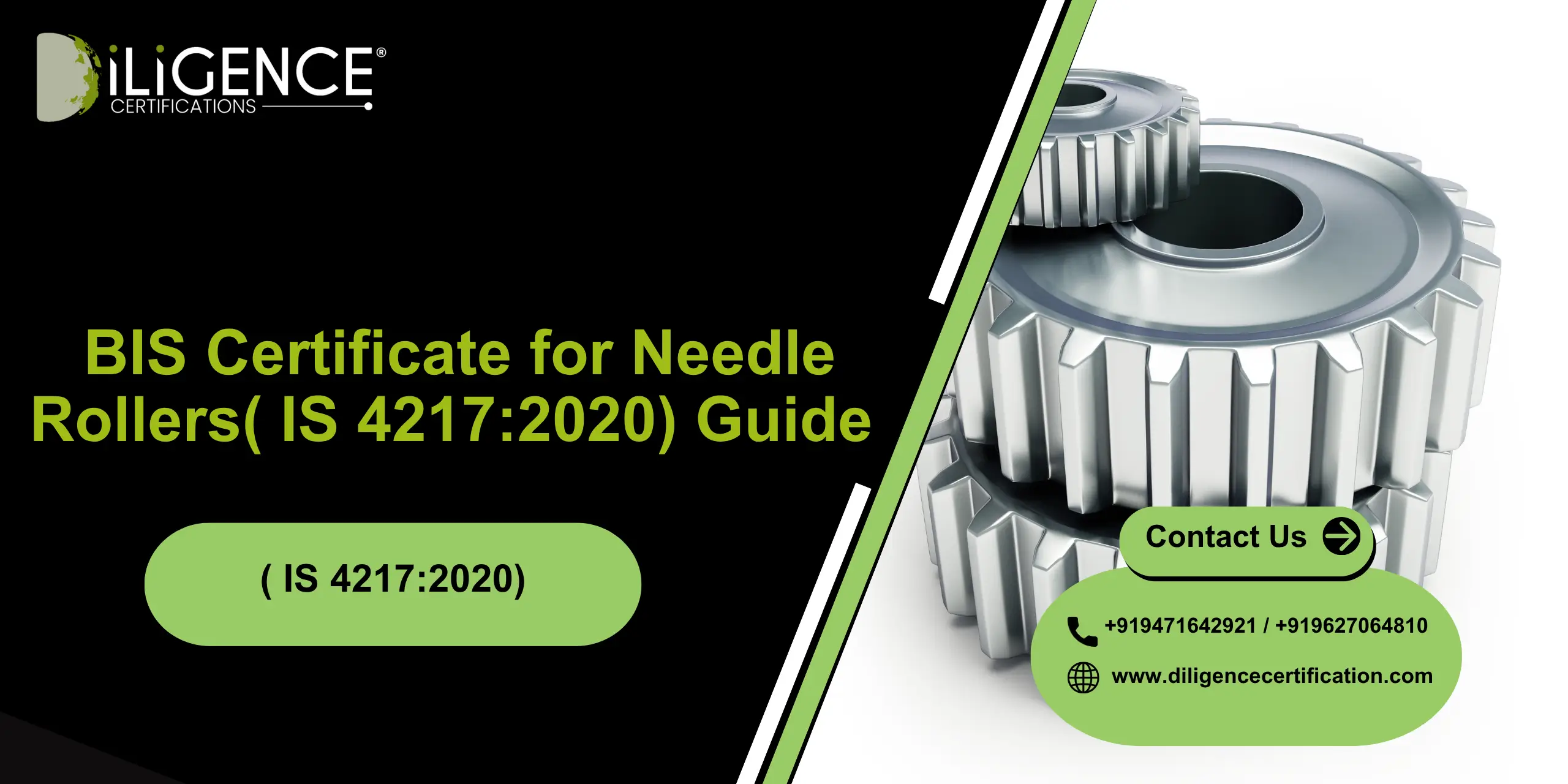 BIS Certificate for Needle Rollers