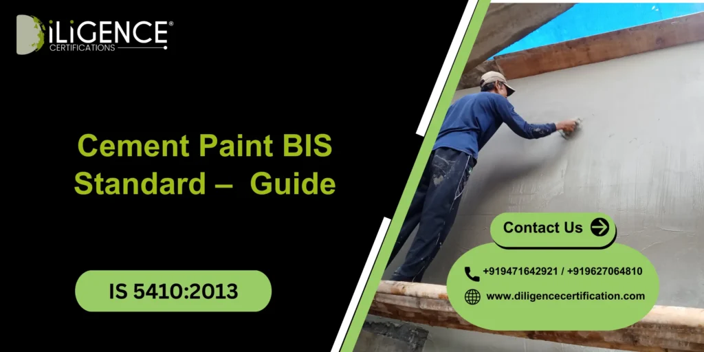 BIS Certification for Cement Paint